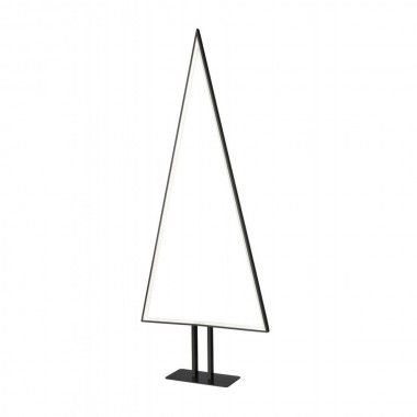 Lámpara de Mesa Abeto Cromo Led 100 cm Pino