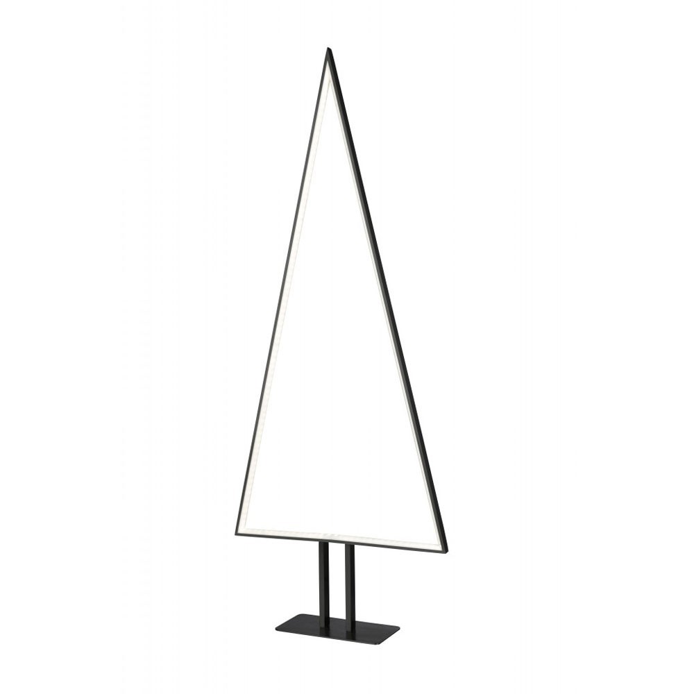 Candeeiro de mesa em abeto cromado LED 100 cm pinho