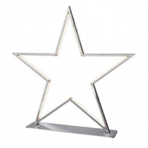 Lámpara de mesa Led Star cromo 33 cm Lucy