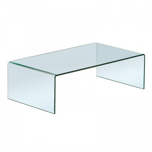 DESIGNER COFFEE TABLE CLEAR GLASS INFINITY 110 x 60