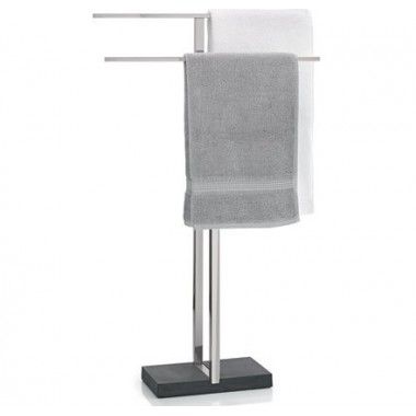 Towel holder MENOTO brushed stainless steel BLOMUS