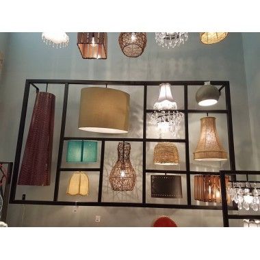 Lámpara colgante 5 pantallas modernas Parecchi Art House