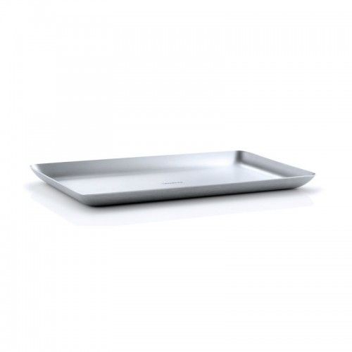 MATTE STAINLESS STEEL TRAY 15 X 25 CM BASIC BLOMUS