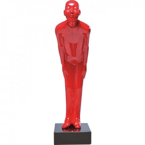 Estatua decorativa Bienvenido invitado rojo PM