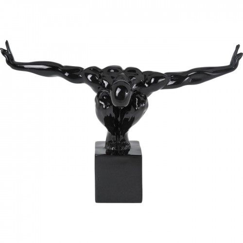 STATUE ATHLETE HOMME NOIR PETIT MODELE KARE DESIGN