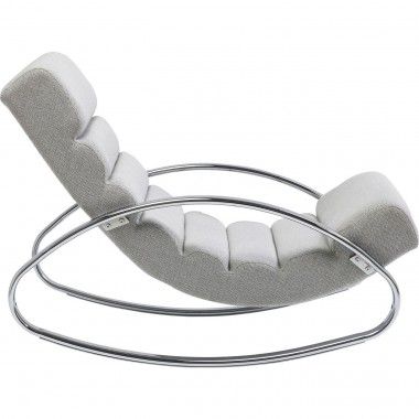 Fauteuil Rocking chair Manhattan blanc