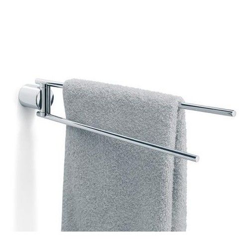 DUO polished stainless steel double towel rack Blomus