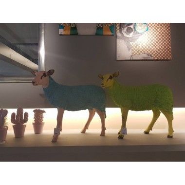 Sheep decorative statue GREEN SHEEP
