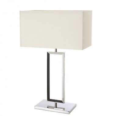 PAD cotton and chrome floor lamp