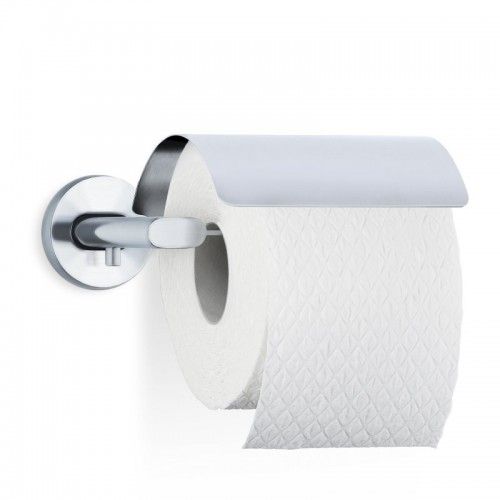 Brosse WC avec support et Dérouleur Papier toilette en Inox et