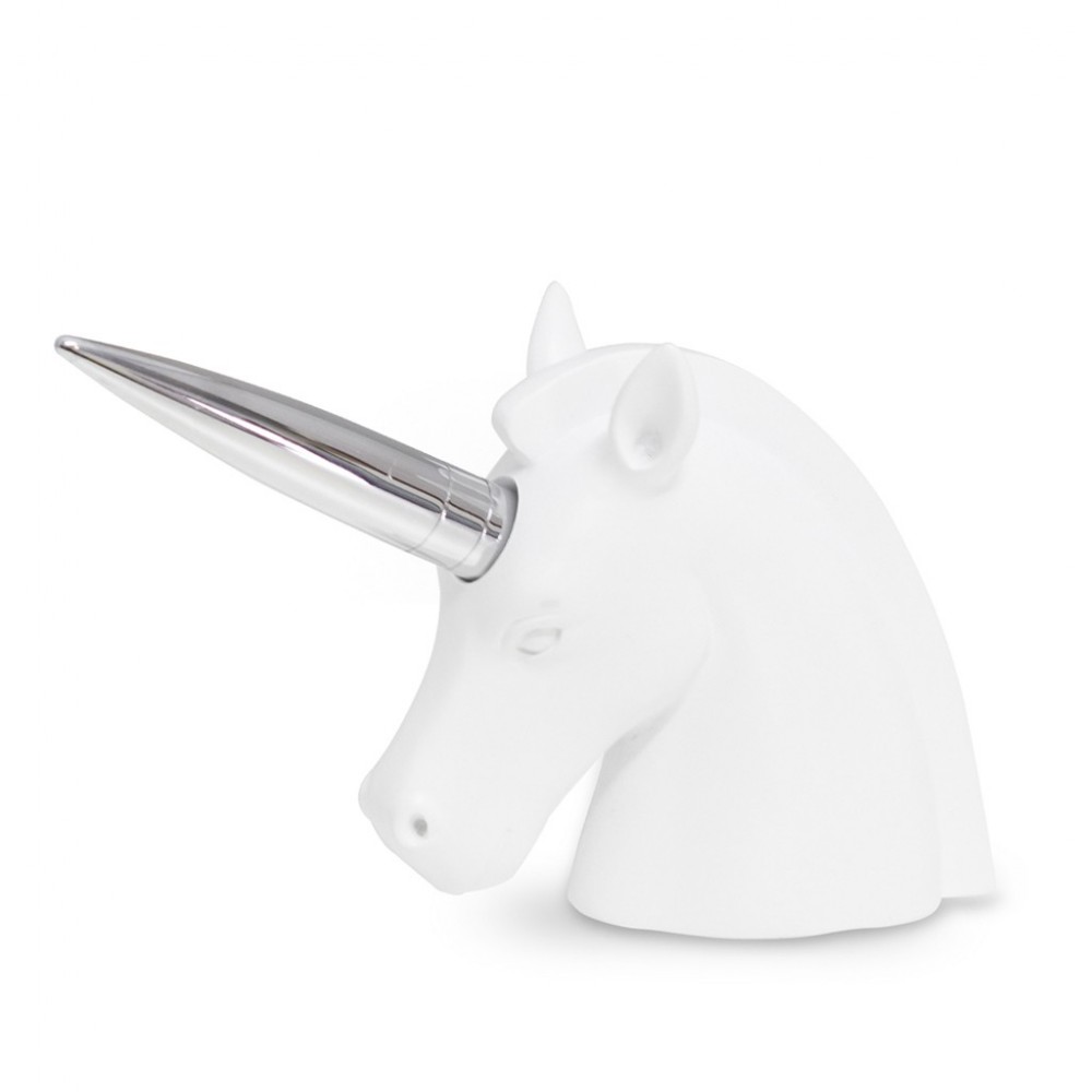 BALVI UNICORN CANETA UNICÓRNIO BRANCO E PESO DE PAPEL