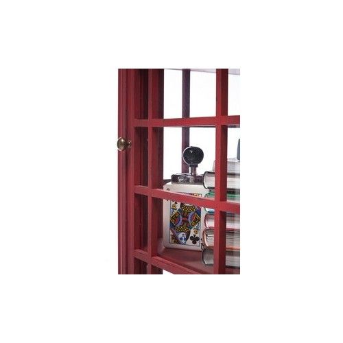 Armoire design cabine téléphonique anglais rouge