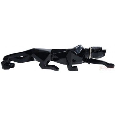 GIANT PANTHER IN BLACK LACQUERED RESIN KARE DESIGN