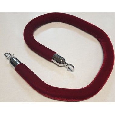 Rood VIP-touw voor chromen paal