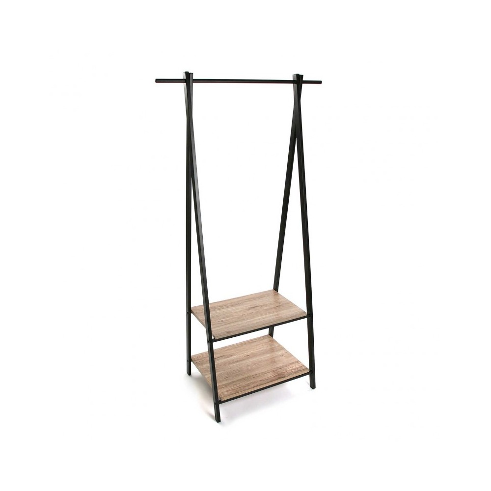 PORTE MANTEAU BOIS ACIER INDUSTRIEL ALZ VERSA