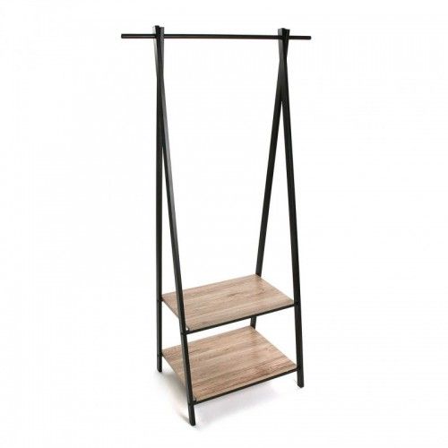 ALZ VERSA INDUSTRIAL WOODEN STEEL COAT RACK