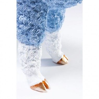 Blauwe en witte piggy bank Alpaca Kare Design
