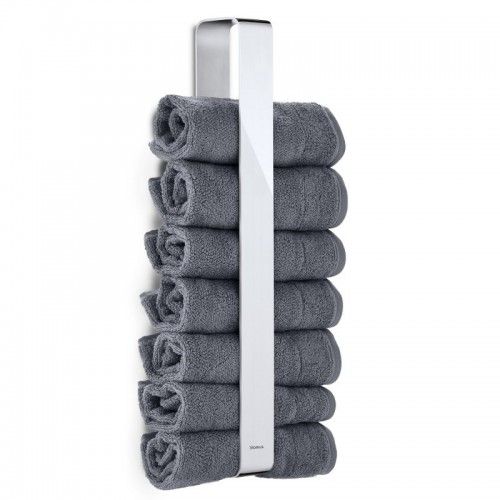 NEXIO brushed stainless steel wall towel holder Blomus