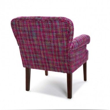 Trendy tuide violette vesna fauteuil