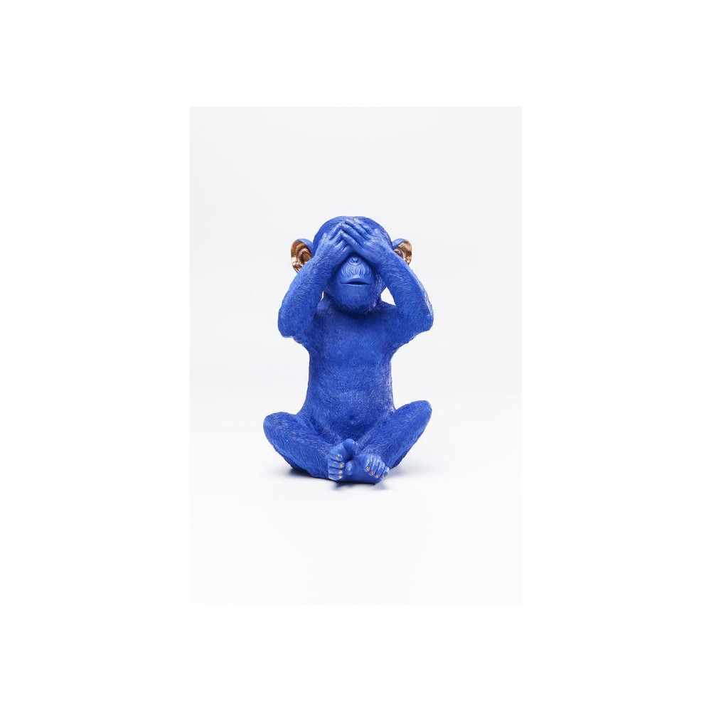 BLAUWE CHIMPANS SPAARDOOS MIZARU KARE DESIGN