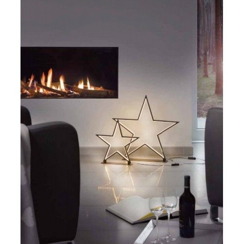 LAMPE A POSER ETOILE NOIRE LED 33 CM LUCY SOMPEX