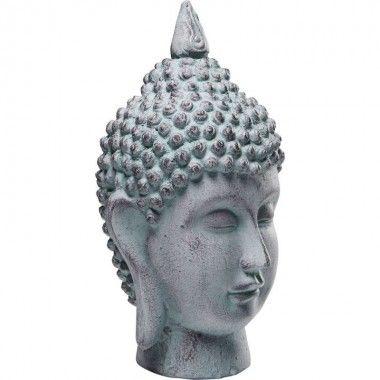 FIAMMA Statua testa e busto di Buddha 30 cm