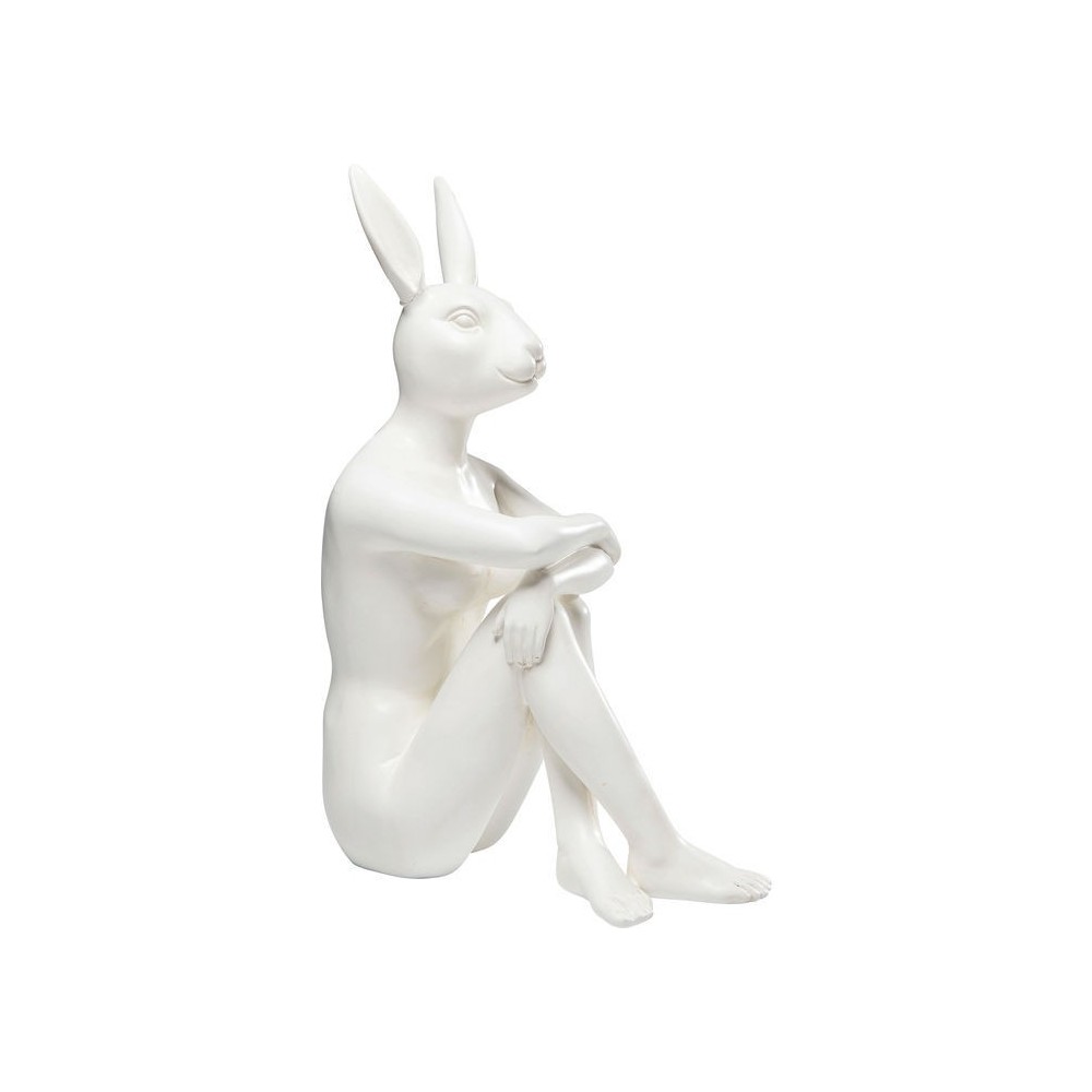 Figurine lapin décorative blanc RABBIT