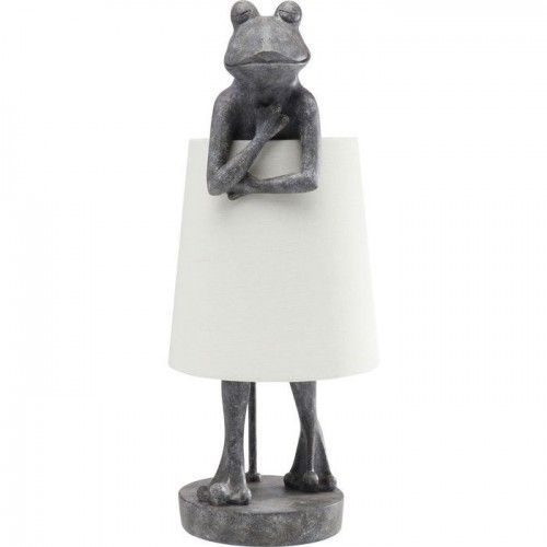 FROG concrete gray frog table lamp