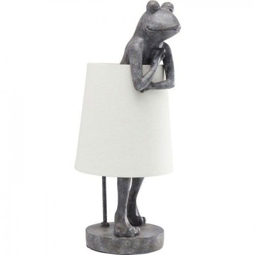FROG concrete gray frog table lamp