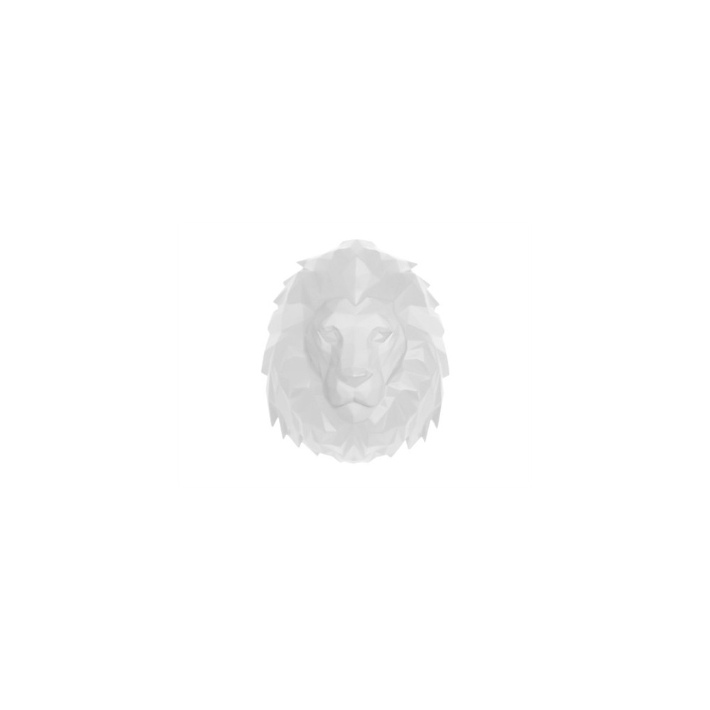 ORIGAMI white lion head