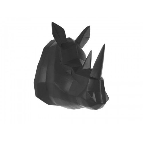 Cabeça de rinoceronte preto ORIGAMI