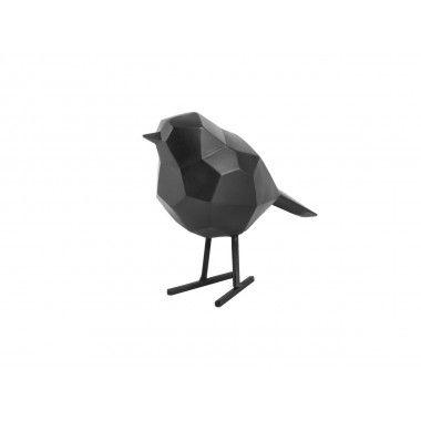 Statue oiseau noir small ORIGAMI