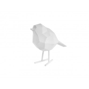 Estatua pájaro blanco pequeña ORIGAMI