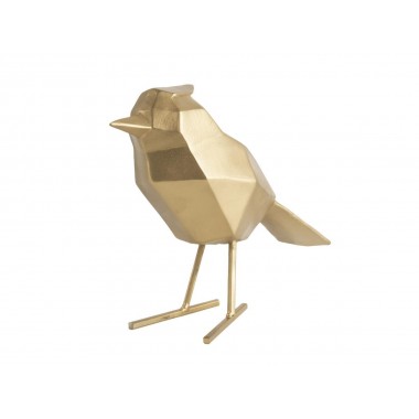 Groot gouden vogelbeeld Origami