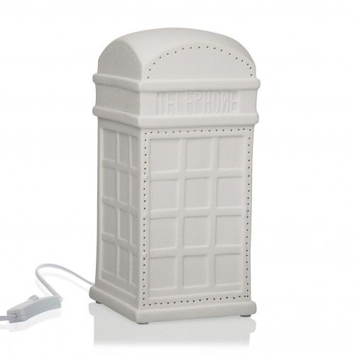 CABINE Lamp TÉLÉPHONIQUE porcelain white