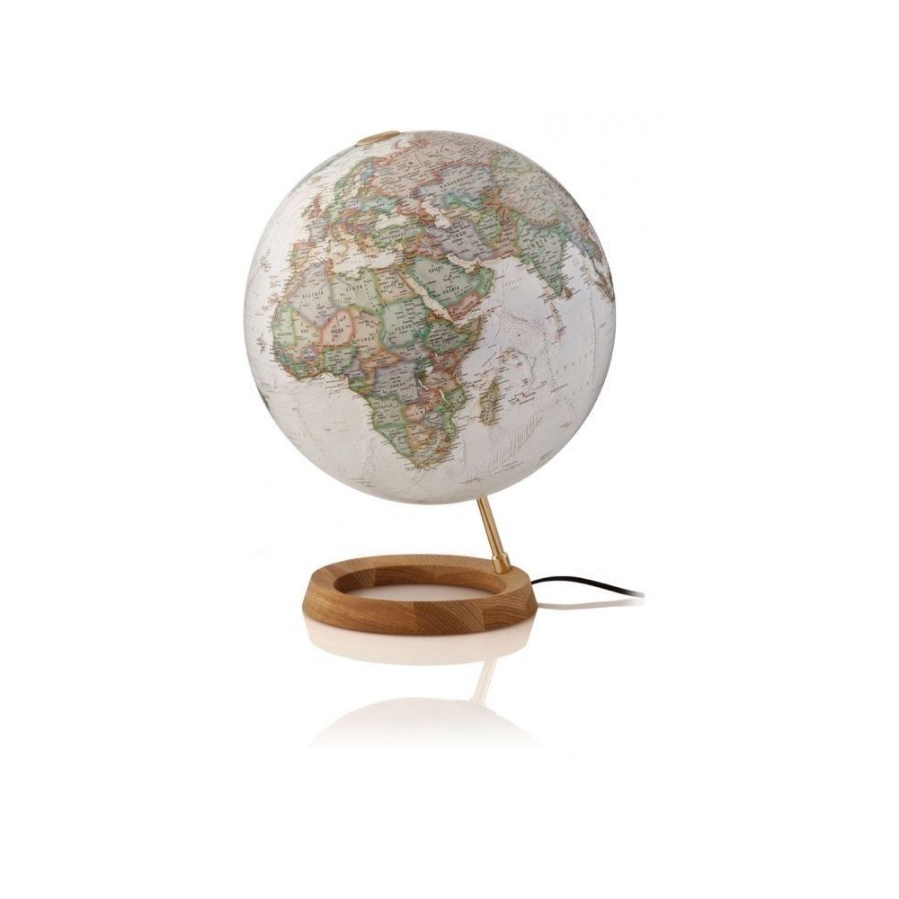 Globe terrestre lumineux Neon Executive sur socle