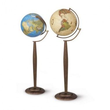 Illuminated Globe Floor Lamp Sylvia Antique