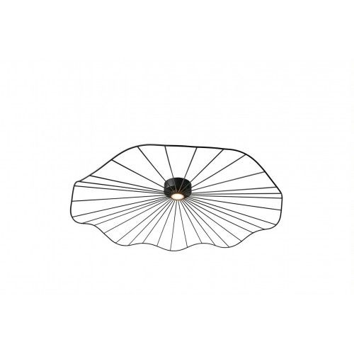 Lámpara colgante negra diseño malla redonda 75 cm MESH