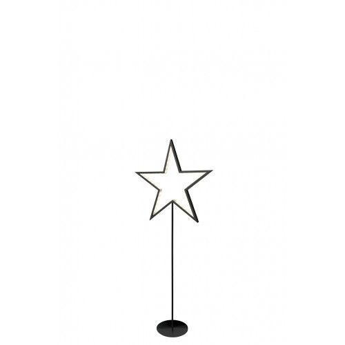 Lámpara de pie LED LUCY estrella negra
