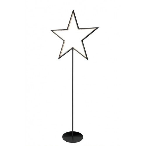 Lampadaire étoile noir LED LUCY 130