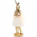 KONIJN gouden konijn tafellamp