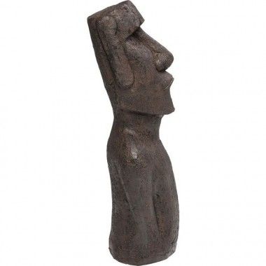 Estatua busto decorativo Moaï Isla de Pascua 80 cm