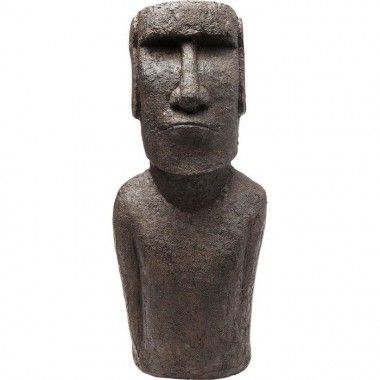 Moaï Paaseiland decoratief bustebeeld 80 cm
