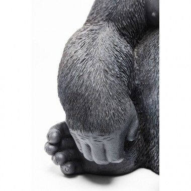 Estatua del gorila negro del mono gorila