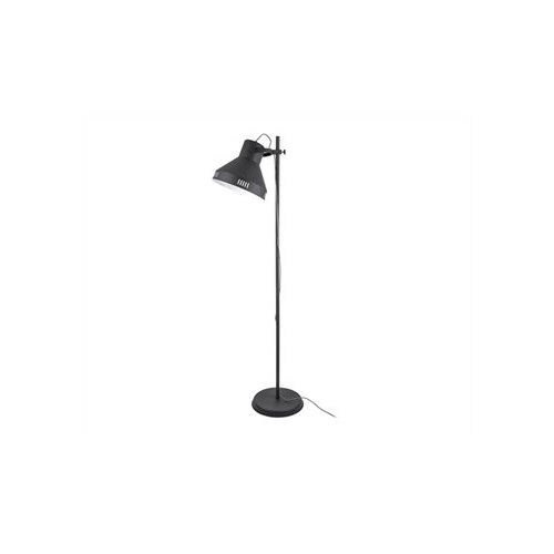 Black metal and chrome spot floor lamp TUNED
