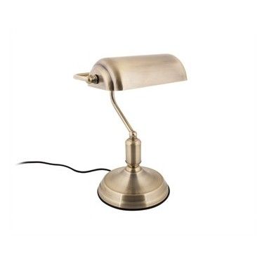 Lámpara de mesa BANK hierro dorado