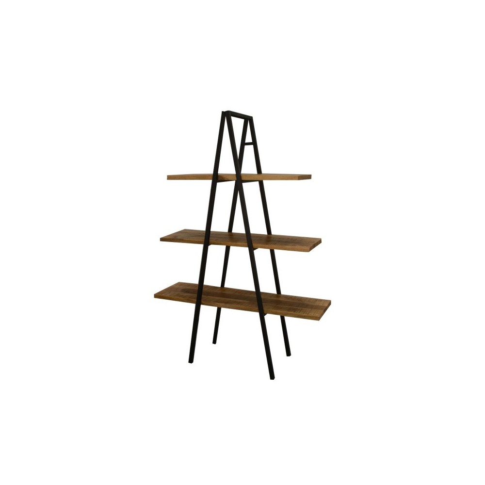 ABISKO wood and metal shelf