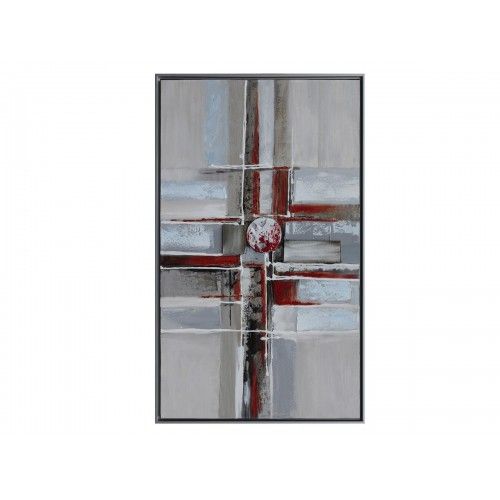 Vertical abstract 100*60 aluminum frame GALLERY