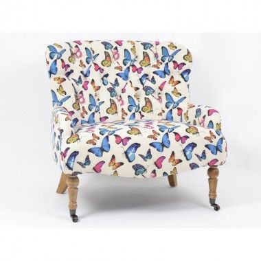BUTTERFLY butterfly print bench seat