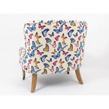BUTTERFLY butterfly print bench seat
